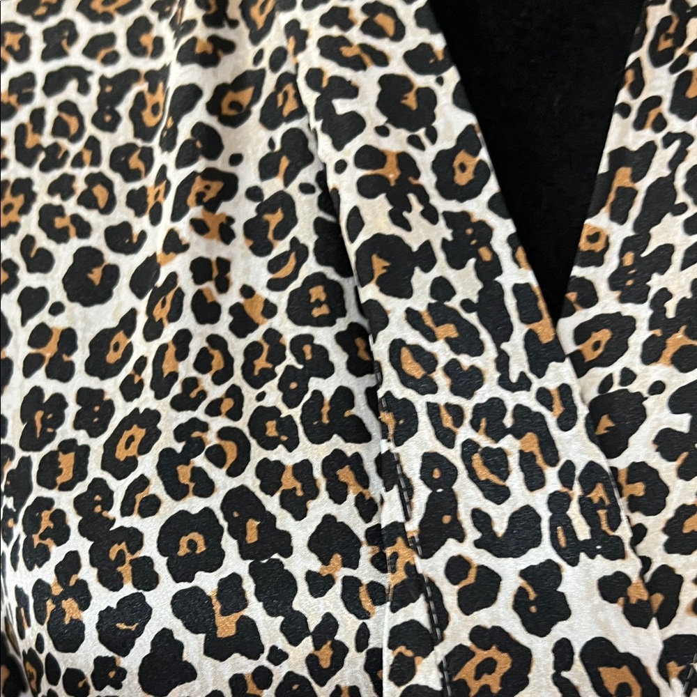 Victoria's Secret Animal Print Satin Robe - Picture 3 of 8